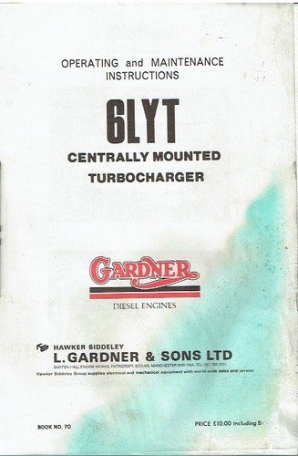 Gardner 6lyt engine with - gardner, (with