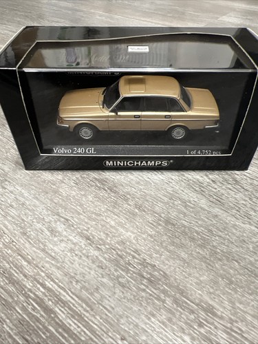 Minichamps volvo 240gl gold - volvo,