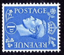 1950 1d SG 504a Ultramarine