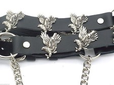 Eagles Flying Leather Biker