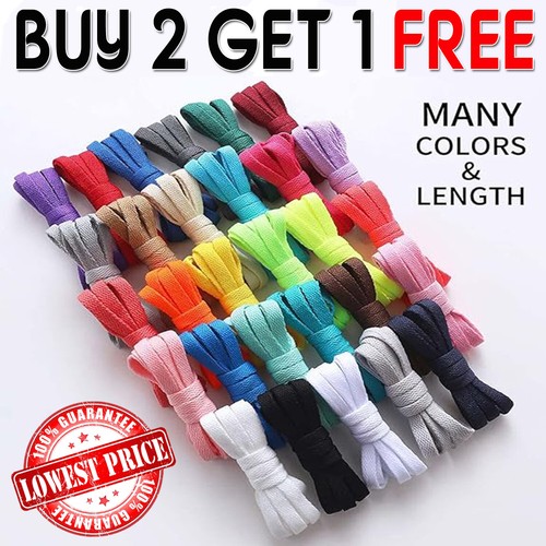 Flat shoe laces boots trainers - laces,