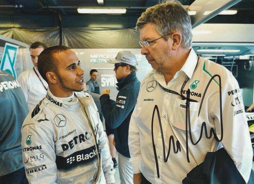 Ross brawn hand signed - ross, 7x5