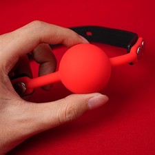 Silicone Open Mouth Ball Gag