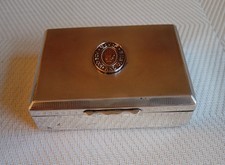 "UVF" silver plated cig/cards