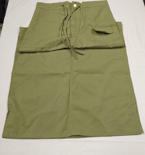 Long parachute skirt - skirt, khaki