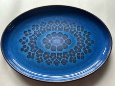 Denby Midnight Oval Plate /