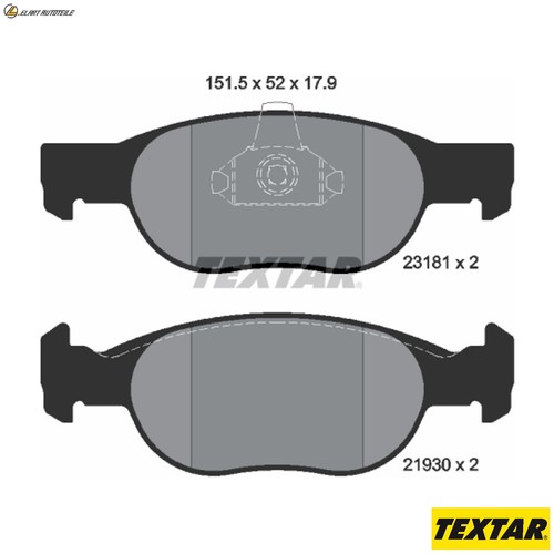 Brake pad set disc - pad,