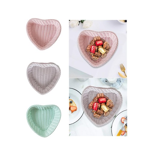 Heart shaped basket for home - basket,