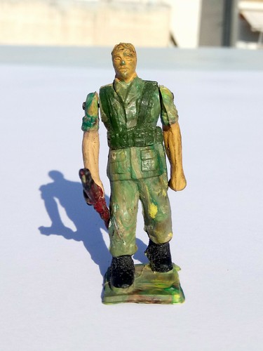 Greek plastic soldier - plastic,