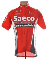 SAECO TEAM CYCLING VELO SHIRT JERSEY CANNONDALE SIZE L ADULT