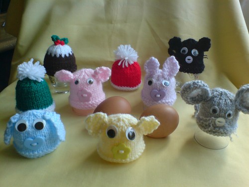 Egg cosy christmas pudding - egg,