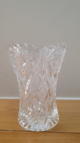 Vintage heavy cut crystal - heavy,