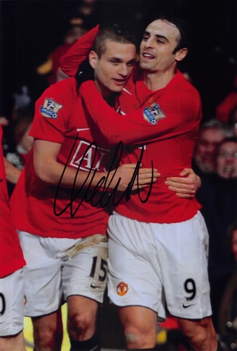 Nemanja vidic signed 6x4 photo - nemanja,
