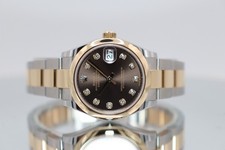 Rolex Date Just 31mm Steel & 18K Yellow Gold Diamond Dot Dial 278243 - 2024