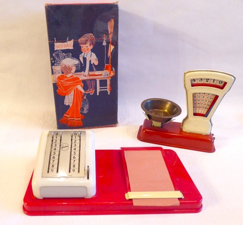 Shop cash register and tin - shop,