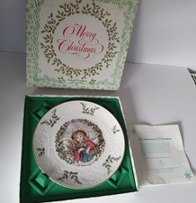 1978 Royal Doulton Bone China Christmas Plate 2nd in series cert Boxed/Unused 
