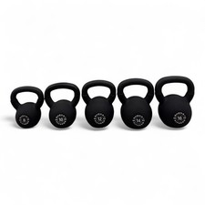 Neoprene Kettlebell 2-28kg Cast Iron Weights Strength Exercise Fitness Home Gym