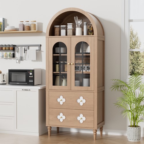 Wood finish pantry - 71",