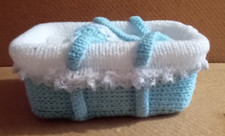 Dolls Blue & White Glitter