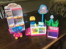 shopkins small mart play set, including 14 shopkins 