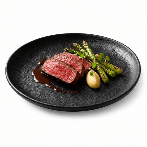 Black melamine dinner - melamine,