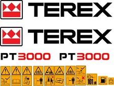 TEREX PT3000 DUMPER DECALS