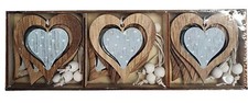 Small Wooden Hanging Hearts