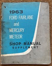 FORD FAIRLANE MERCURY METEOR Workshop Manual Shop Manual PARTS V8 Mustang