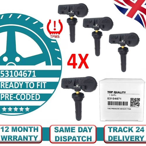 Pre programmed tpms - 4x,