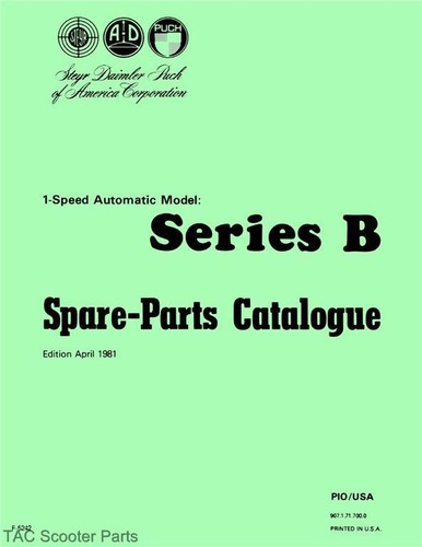 Puch series moped parts - puch,