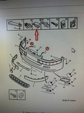 PEUGEOT 406 FRONT BUMPER CLIPS
