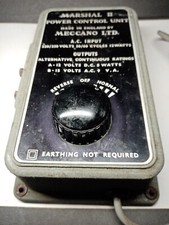 `MARSHALL 2` POWER CONTROL UNIT from `MECCANO LTD`