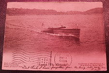 1907 postcard Launch of The