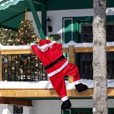 Climbing Hanging Santa Claus