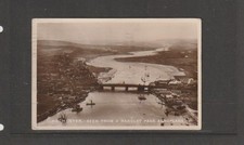 Postcard-River Medway-Rochester View c 1920-Viewd from Handly Page 'Plane-see 2