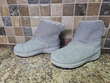 Ladies Silver Glitter Fitflop