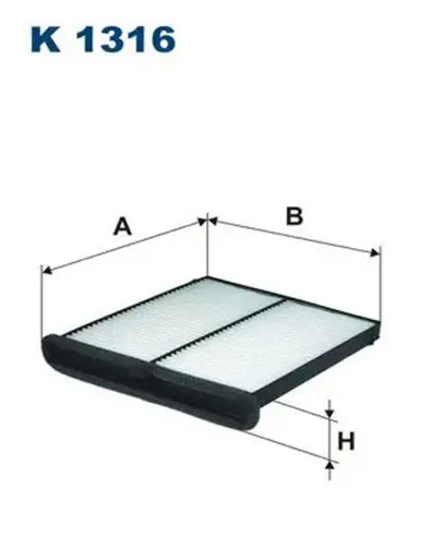 Cabin filter particulate - cabin,