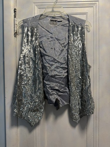 Vintage imein sequined - vintage, silver