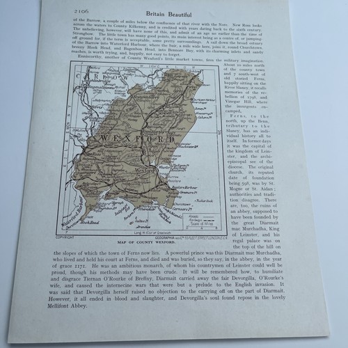 1923 map county wexford - 1923:,