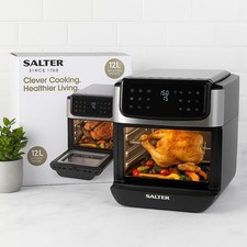 Salter 12L Digital Air Fryer Oven Rotisserie Grill Toast Bake Dehydrate Cooker
