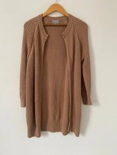 Pure Collection Cardigan 8 Tan
