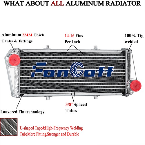 Aluminum radiator for - aluminum,