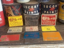 Old Farm Show Brass Plaque