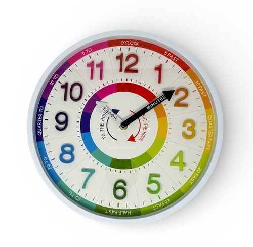Childrens wall clock learning - wall,