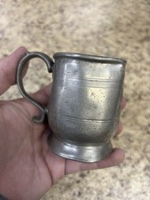 Antique 19th Century pewter 3"