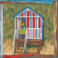 Fabric picture panel beach - fabric, picture panel beach