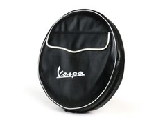Spare Wheel Cover MADE IN VIETNAM Black Fits Vespa 3.50-10 Inch Wheels Cover