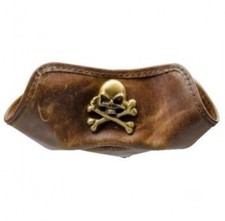 Leather Tricorn Pirate Hat