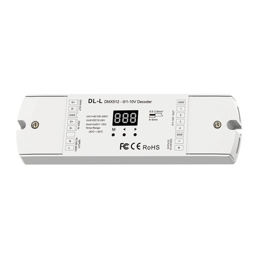 Dmx512 4ch 10v decoder - dmx512, to