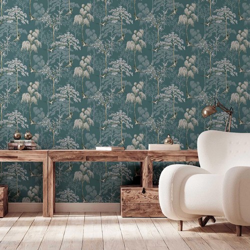 Oriental bird garden wallpaper - bird,